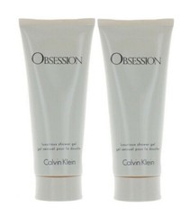 2pcs Obsession Calvin Klein Women 3.4 oz 100 ml Luxurious Shower Gel New Tube