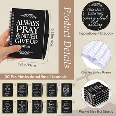 Religious Inspirational Journal Set – Pack of 60