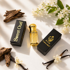Sweet Oud – Perfume Oil, 6 mL Roll-On – Alcohol-Free Concentrated Arabian Attar