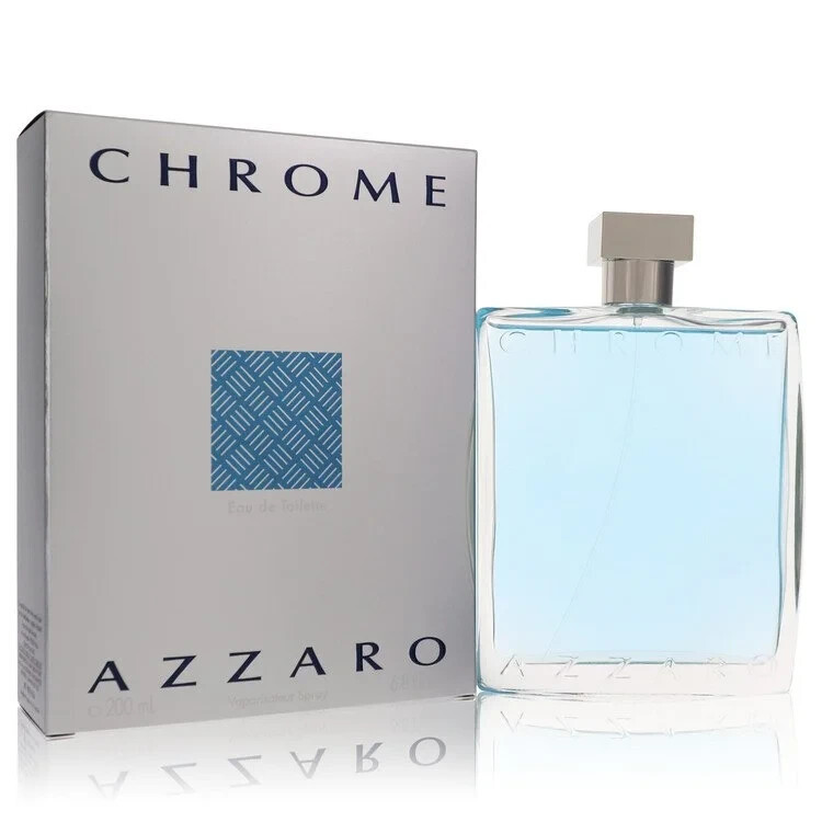 Azzaro Chrome Cologne Eau De Toilette Spray for Men 6.8 oz – 200 ml