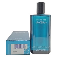 Cool Water by Davidoff for Men 4.2 oz After Shave Splash NIB 100% AUTHENTIC