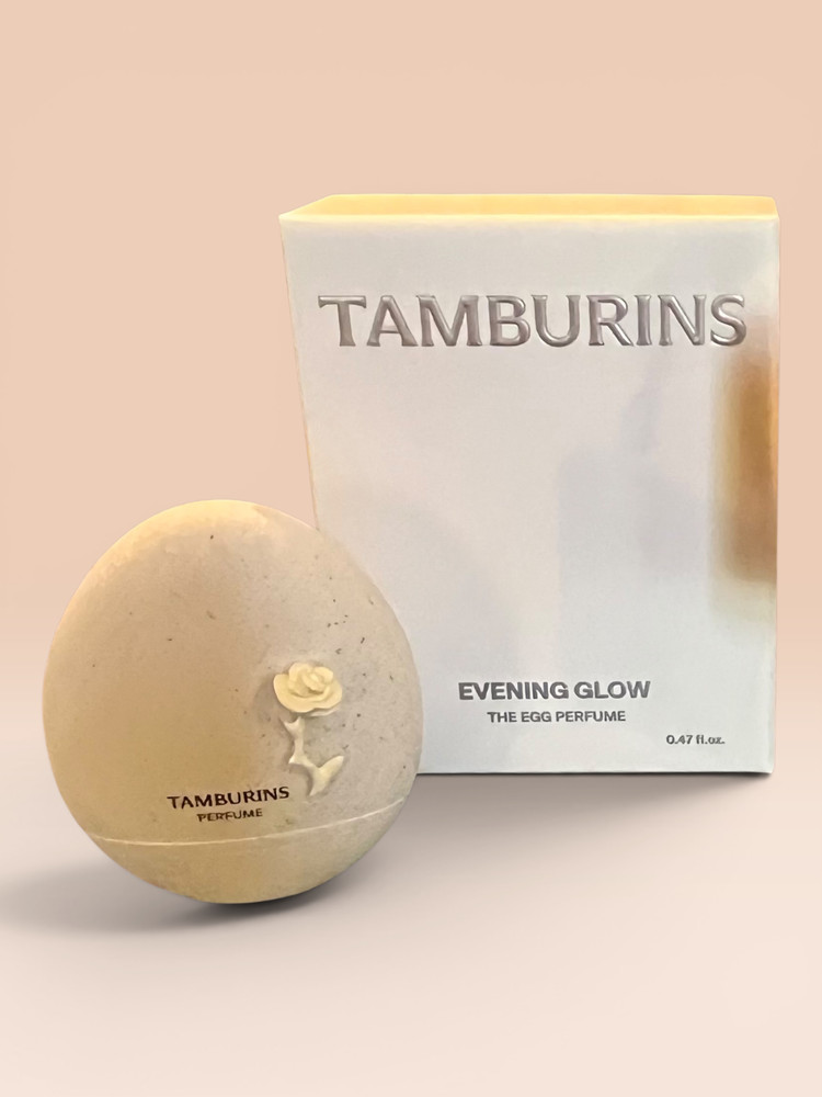 Tamburins The Egg Pefume Evening Glow EDP Korean Fragrance 14mL Rose Kawaii