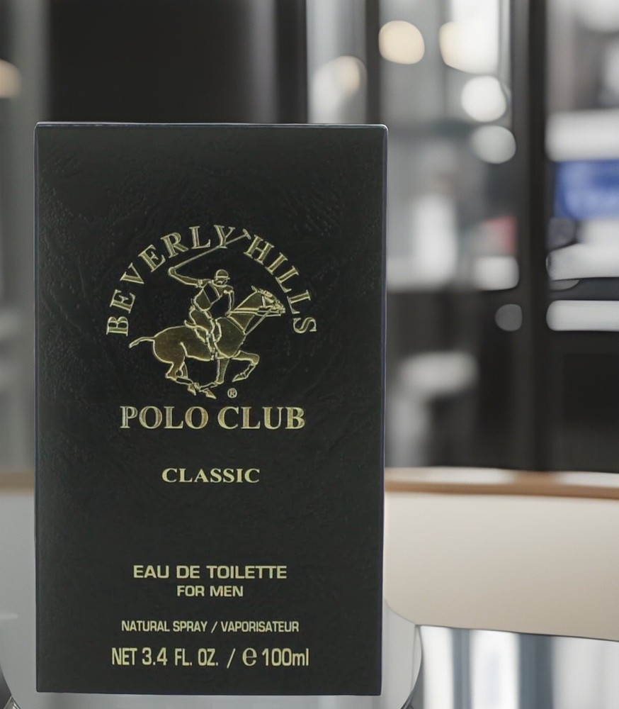 CLASSIC by BEVERLY HILLS POLO CLUB 3.4 oz EDT Cologne Spray for Men NEW SEALED🐴