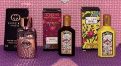 LOT OF 3 NEW Gucci Mini Perfume .16 fl oz each *ORCHID, GARDENIA, GUILTY*