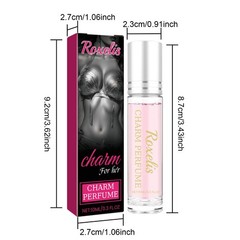 Unbranded Women Charm Roll-On Perfume 10ml Portable Light Fragrance