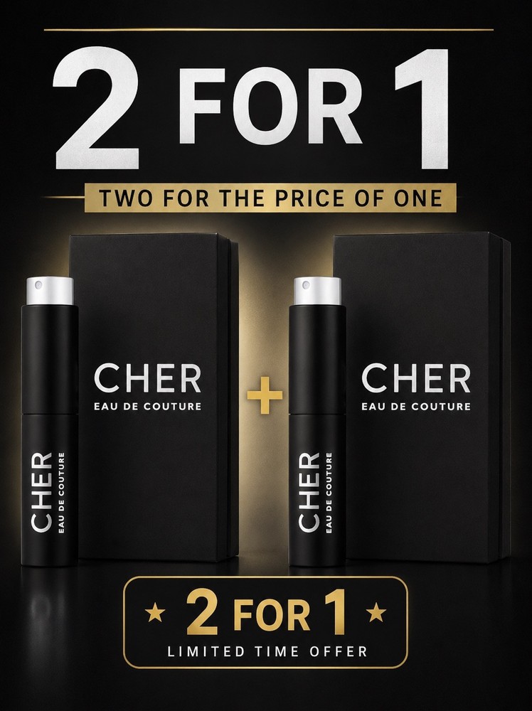 Cher Eau De Couture Parfume Atomizer 0.34 Fl Oz Perfume (2 pack)