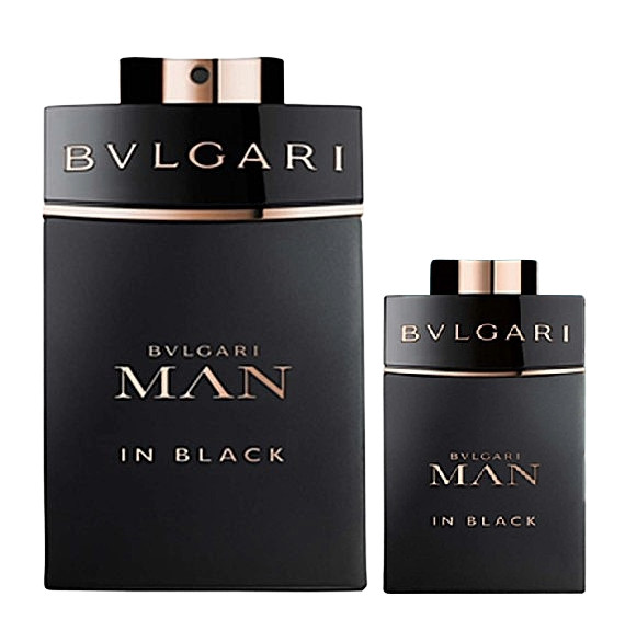 Bvlgari Man In Black For Men 2 Piece Set – 3.4 oz EDP Spray + 0.5 oz EDP Spray