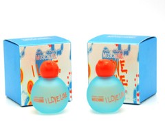 I love love by Moschino 0.16 oz 4.9 ml Eau De Toilette Mini Women (Lots of 2)