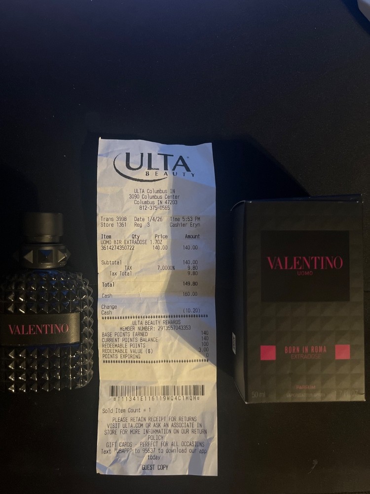 Valentino UOMO Born in Roma extradose 85% full