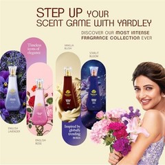 Yardley Vanilla Blush Eau De Parfum Women 100ml Vanilla Rose Floral Scent FS