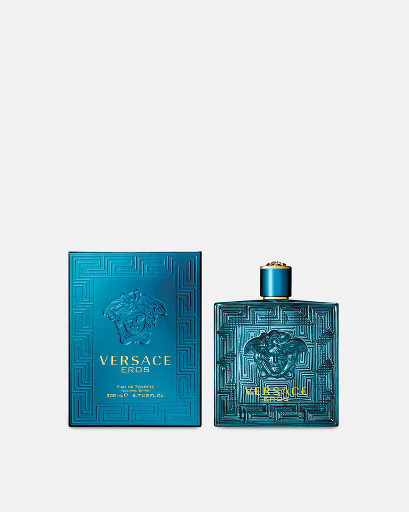 $160 MSRP- Versace Men’s Eros EDT Spray 200 ML, Lot AD2463 – Authentic & Sealed