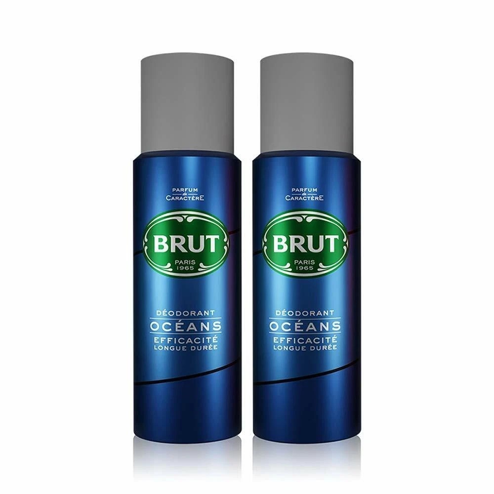 Brut Oceans Deodorant for Men, 200ml – Ocean (Pack of 2) Free Shipping F268