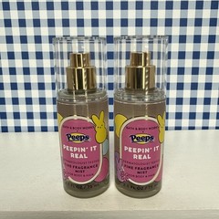 2X ~ Bath & Body Works ~ Travel Size ~ Fragrance Mist ~ PEEPS ~ PEEPIN’ IT REAL