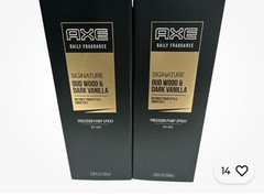 Axe Daily Fragrance Oud Wood & Dark Vanilla – 2 Cans – New in Box