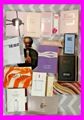 Lot of (6) High End Designer WOMEN`S PERFUME SAMPLES Random Fragrances NEW!!!!!!
