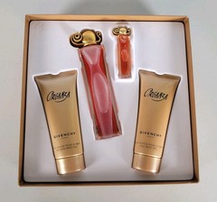 Givenchy Organza 4pc Gift Set Perfume 1.7 oz EDP Spray Body Lotion Shower Gel