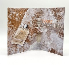 2 X Hermes Terre D’Hermes Eau Givree EDP Spray Vial .06 oz Citrus Woody Fresh