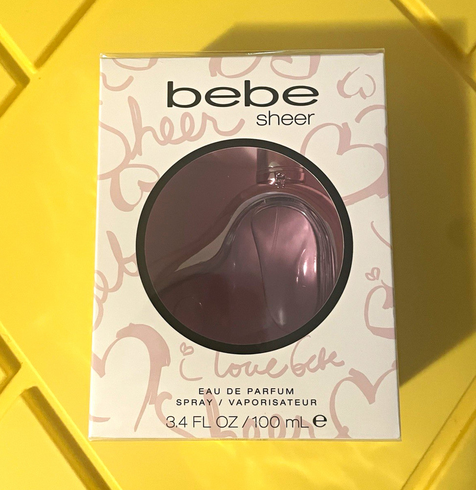 bebe Sheer Eau de Parfum Spray 3.4 fl oz/100 mL Citrus brand new perfume women