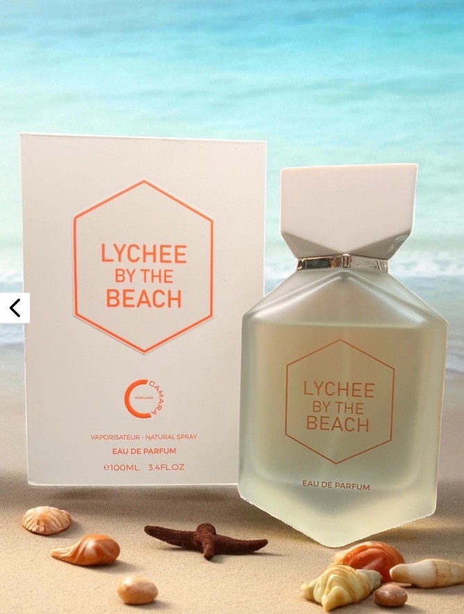 Camara Perfumes Lychee By The Beach Eau de Parfum 3.4 fl oz Spray, Regular Size