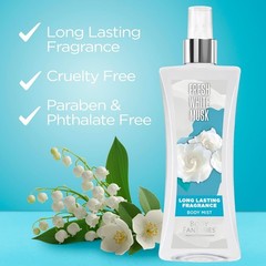Body Fantasies Signature Fragrance Body Spray, Fresh White Musk, 8 Fluid Ounce