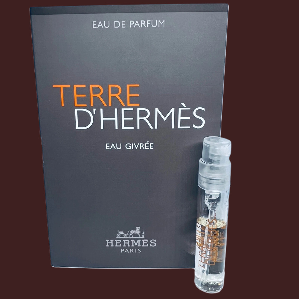 HERMES TERRE D’HERMES 2 ML PERFUME EAU GIVREE ‘NEW’ 12 IN OFFER + FREE LG SHAVE