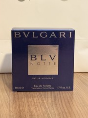 Bvlgari BLV Notte Pour Homme EDT 1.7 fl oz / 50 ml NIB Sealed Discontinued Rare