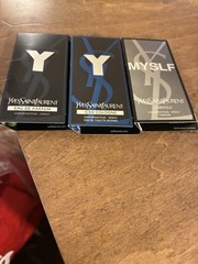 Yves Saint Laurent Y EDP + Y Iced Cologne + MYSLF L’Absolu Spray 0.04 fl oz each