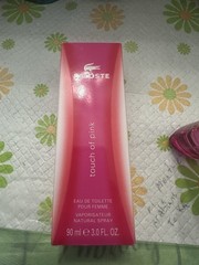 Lacoste Touch Of Pink . Super Deal. 100% Authentic. Made In Germany. 90ml/3.0oz