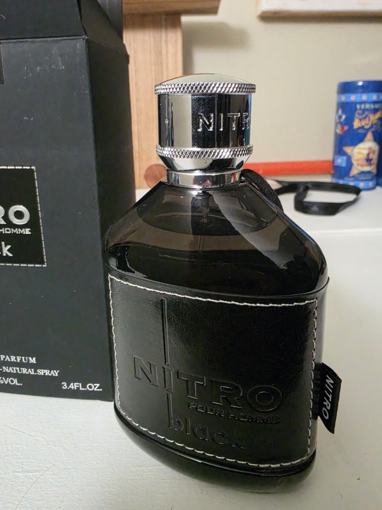 Dumont Paris Nitro Black Pour Homme Eau de Parfum Spray, 3.4 fl oz. see photos.
