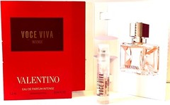 Lot of 2: VALENTINO VOCE VIVA INTENSA EDP Intense Sample 2x 1.2 ml. France. New