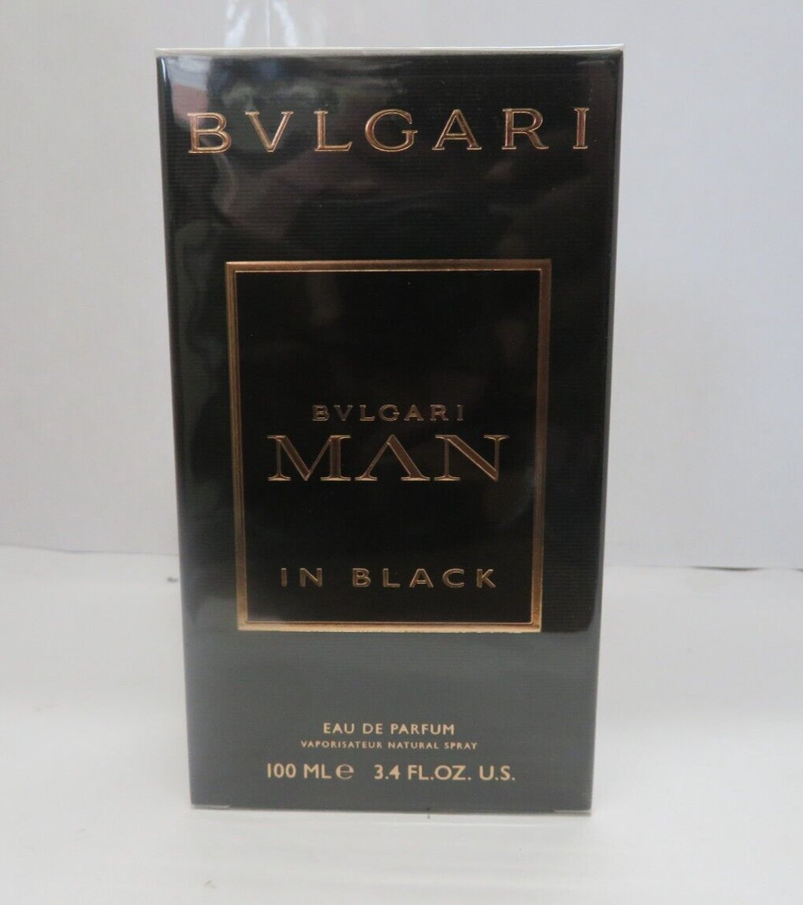 Bvlgari Man In Black Eau De Parfum Spray 3.4 oz/100 ml NIB/Sealed
