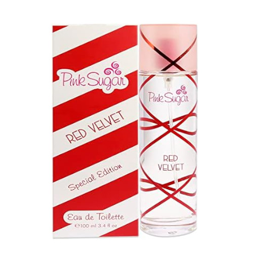Pink Sugar Red Velvet by Aquolina 3.4 oz EDT Special Edition Perfume Women NIB