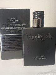 Black Style For Men by BG Eau De Parfum Spray 3.4 oz / 100 ml NEW Sealed