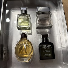 CALVIN KLEIN MENS COLOGNE FRAGRANCE 4 piece Set Eternity Euphoria obsession .5oz