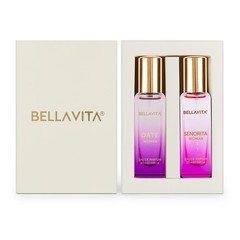 Bella Vita Luxury Date & Senorita Women Long Lasting Perfume 2x20ml Perfume