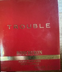Boucheron Trouble Perfume 4.4 Oz Candle LIMITED RARE VINTAGE NIB