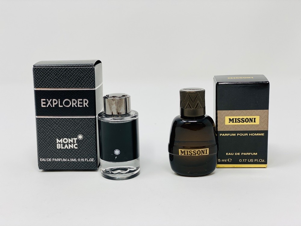 4pc – 2 Mont Blanc Explorer Mini .15 No Box & 2 Missoni Mini No Box NEW