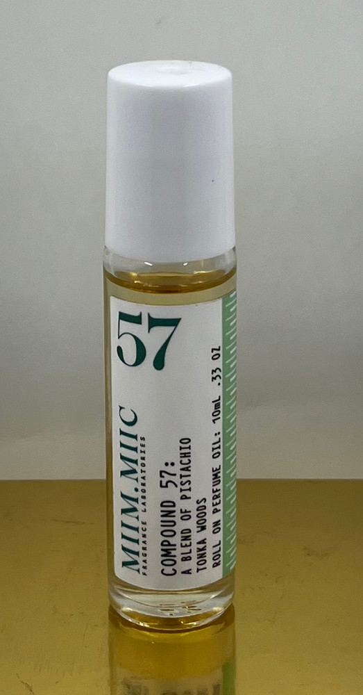 MIIM MIIC No 57 Pistachio Tonka Woods Roll-On Perfume EDP Oil .33OZ/10ML