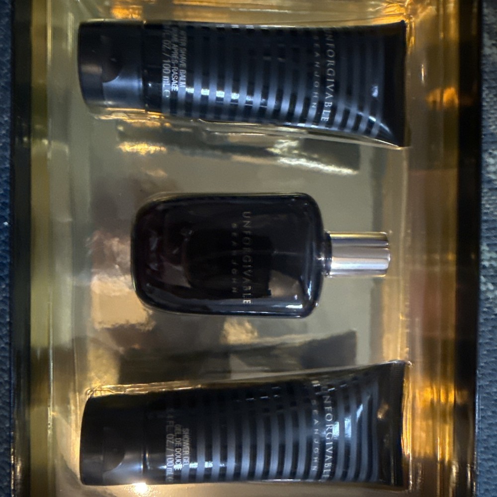 Unforgivable 3 Pces GIFT SET by Sean John 4.2 oz Edt Spray for Men New In Box