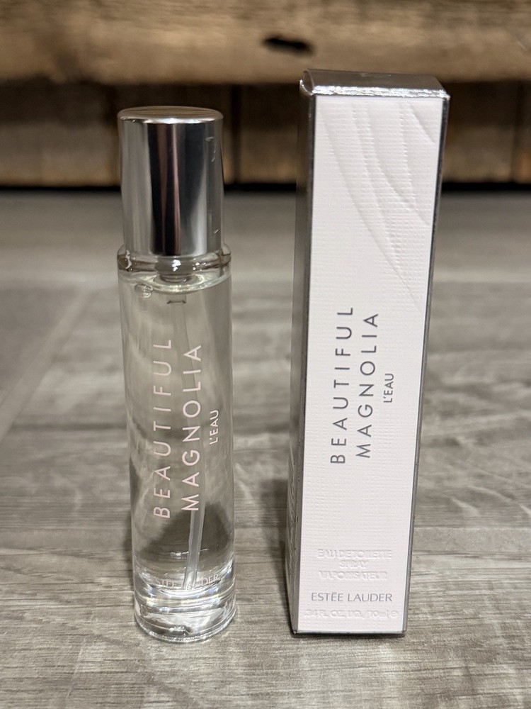 Estee Lauder Beautiful Magnolia L’eau Eau De Toilette Perfume Spray Travel .34oz