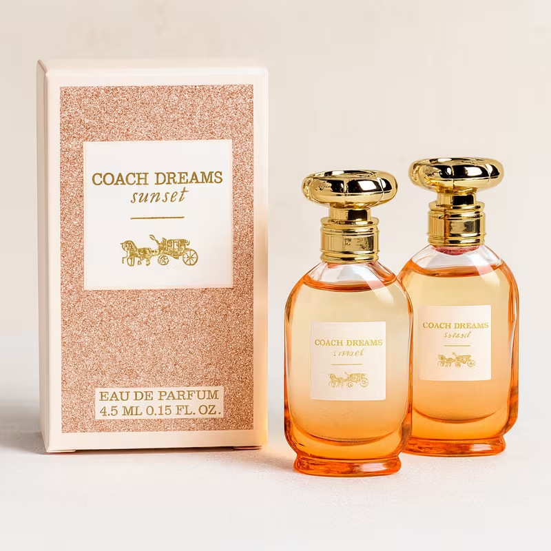 Coach Dreams Sunset Eau de Parfum Mini 4.5ml (Pack of 2) – Warm Floral Citrus