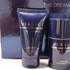 New Versace The Dreamer 3 Pc Set Cologne EDT Spray Deodorant Body Wash Men