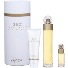 Perry Ellis Ladies 360 Women 3pcs EDT Gift Set Fragrances 844061012820