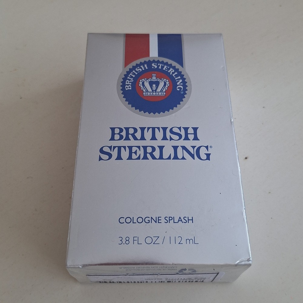Dana British Sterling Cologne Splash Mens 3.8 Fl Oz 112 mL NEW SEALED Masculine