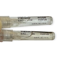 Henry Rose Perfume Sample Lot 4 x 1.5ml Vials Queen & Monsters Jake’s House