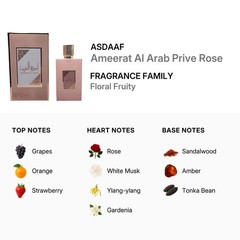 Asdaaf Ladies Ameerat Al Arab Prive Rose EDP Spray 3.4 oz Fragrance