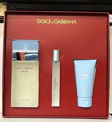 Light Blue by Dolce and Gabbana for Women – 3 Pc Gift Set