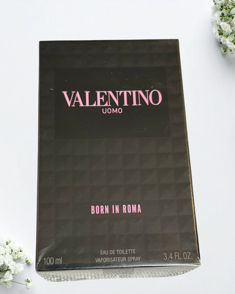NEW Valentino Uomo Born in Roma for Men 3.4 fl oz 100ml Eau de Toilette Spray