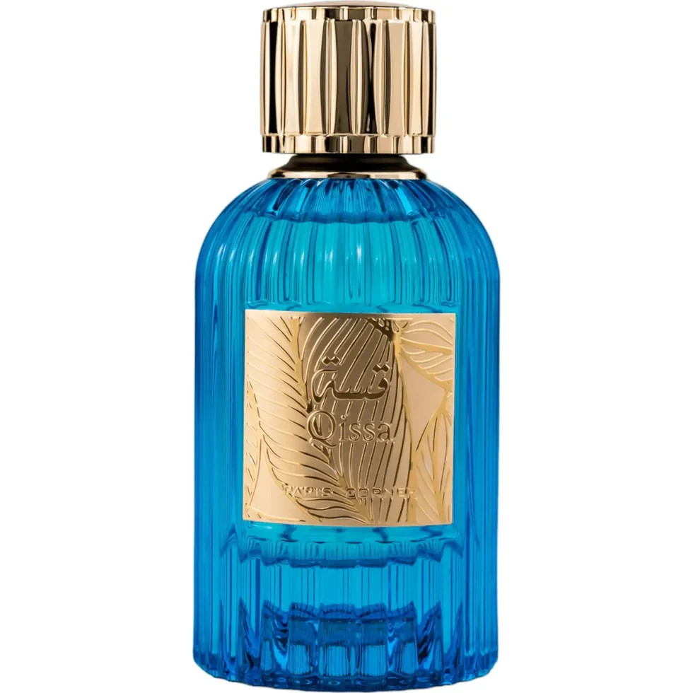 Paris Corner Qissa Blue for Unisex Eau De Parfum Spray, 3.4 Ounce