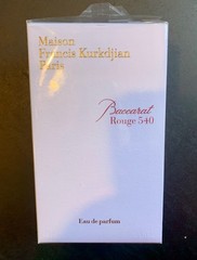 Baccarat Rouge 540 de Parfum MAISON FRANCIS KURKDJIAN 2.4 oz EMPTY BOX W/plastic